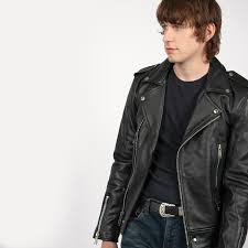 Vincent Black Leather Jacket With Nickel Hardware Original Fit Size 34 36 38 46 48