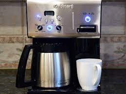 Great tasting, freshly ground coffee. Cuisinart 10 Cup Programmable Coffeemaker Disappointing