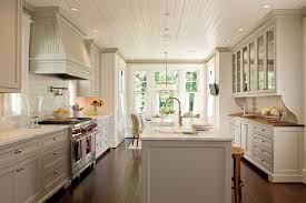 beadboard kitchen ceiling transitional