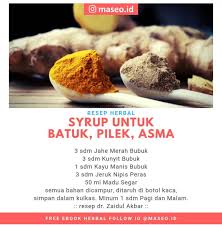 Minuman Batuk Pilek Asma Makanan Resep Juice Makanan Dan Minuman