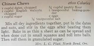 Old Fashioned Chinese Chews Recipe A Hundred Years Ago