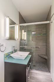 When you are ready for a bathroom remodel in your san diego home, trust the experts and craftsmen at kaminskiy design & remodeling. Small Modern Master Bath Pompeii Kitchen Bath Design Beautiful Small Bathrooms Bathroom Design Bathroom Decor Colors