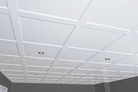 White Embassy Suspended Ceiling Kit 22 Sq Ft Basement Ceiling Suspended Ceiling Tiles Suspended Ceiling