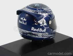 With ricciardo being an eager collector of rivals' helmets, he has done a number of swaps with competitors over the years. Minichamps 381100205 Scale 1 8 Arai Helmet F1 Red Bull Gp Monaco 2010 World Champion Sebastian Vettel Blue