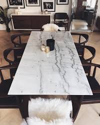 See This Instagram Photo By Weworewhat 10 4k Likes Https Emfurn Com Collections Mid Century Mod Dining Table Marble Marble Dining Dining Room Table Marble