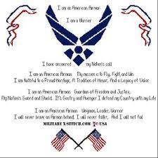 Our variety of projects includes options for holidays, special occasions and the everyday. Airman Creed Military Xstitch Com