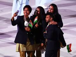 Stay with times of india to get all the live updates on olympics 2021, india. In Pics Team India Marches At Tokyo Olympics Opening Ceremony