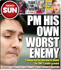 The toronto sun , one of toronto's four daily newspapers, built a building that housed both its presses and editorial staff, that occupied most of the block between front and king and princess and in 2012 the toronto sun relocated its presses. Toronto Sun Sunday S Front Page Https Bit Ly 2n9hssu Facebook