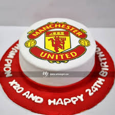 Used to making just classically pretty cakes but branched our and. Manchester United Design Cake