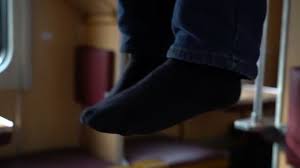Limit my search to r/male_feet. Hanging Male Feet Traveling By Train Inspirational Happy Holidays Concept Video By C Gen Oksi Stock Footage 257371914