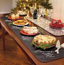Cigar bar ideas wedding reception. Ten Christmas Buffet Table Suggestions On Tabletop Tuesday Christmas Buffet Chalkboard Table Runner Food