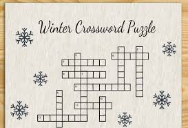 Printable crossword puzzles will keep your kids busy, and are great for a family activity. Free Printable Winter Crossword Puzzles