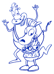 A few boxes of crayons and a variety of coloring and activity pages can help keep kids from getting restless while thanksgiving dinner is cooking. Rocko S Modern Life By Lilostitchfan On Deviantart