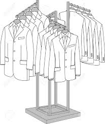 Wardrobe room with clothes, shoes and boxes. Rack With Four Arms For Clothes Royalty Free Cliparts Vectors And Stock Illustration Image 17060403