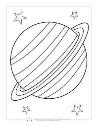 Saturn Gezegeni Boyama Sayfasi 2020 Elisi Kosesi Boyama Sayfalari Okul Oncesi