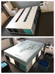 Ikea Diy Kallax Bed Diy Storage Bed Diy Platform Bed Ikea Diy