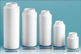 Sks Bottle Packaging Plastic Bottles White Hdpe Powder Style W White Twist Top Sifter Caps