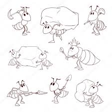 Are you searching for cartoon ants png images or vector? Collection Of Line Drawing Vector Illustrations Of Cartoon Ant Colony Premium Vector In Adobe Illustrator Ai Ai Format Encapsulated Postscript Eps Eps Format