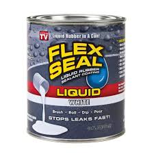 Flex Seal Family Of Products Flex Seal Liquid White 32 Oz Liquid Rubber Sealant Coating Lfswhtr32 The Home Depot