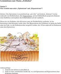 Rätsel um kontinentales erdbeben gelöst. Lernstationen Zum Thema Erdbeben Pdf Free Download
