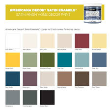 Americana Decor Satin Enamels Paint Easily Refurbish Flea