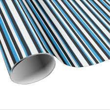 Black And White Striped Wrapping Paper Uk Turquoise Blue Black Silver Stripes Wrapping Paper Wrapping Paper Custom Diy Cyo Personalize Unique Presen Blue Gifts Christmas Craft Supplies Wrapping Paper