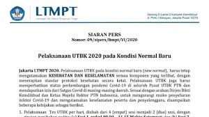 Masukkan kombinasi email dan password yang telah terdaftar untuk masuk ke portal ltmpt. Utbk 2020 Schedule Print Cards At Portal Ltmpt Ac Id From Today To 2 June 2020 World Today News