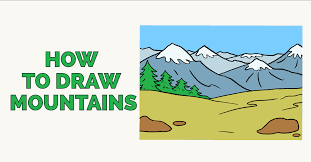 Follow these 4 easy steps to sketch any landscape you see. How To Draw Mountains Really Easy Drawing Tutorial