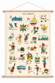 wrare french alphabet chart abc poster french alphabet