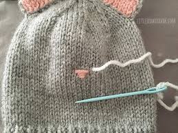 Inspired by animals, cats, and cats. Pretty Kitty Cat Hat Knitting Pattern Little Red Window