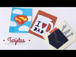 Manualidades fáciles, tarjetas de felicitación, regalos manuales especialmente pensados para padres y muchas cosas bonitas. Cartas Tarjetas Faciles Y Bonitas Dia Del Padre Youtube