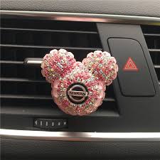 The New Mickey Head Outlet Perfume Perfume Car Seat Air Outlet Logo High Grade Incense Perfume All Kinds Of Car Signs St Interior Accessories Perfume Car Logos