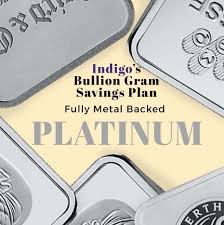 Indigo S Bullion Gram Savings Plan Platinum Full Metal Allocation