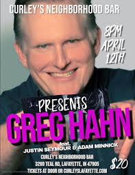 Comedian Greg Hahn coming Saturday April 12th! : r/lafayette