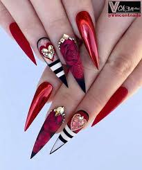 Best Valentine S Day Nail Art Ideas In 2020 Stylish Belles Nail Designs Unique Swag Nails Valentines Nails