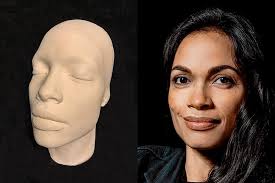 This is a life cast of Rosario Dawson. Born in 1979, Rosario Isabel Dawson's  family faced a lot of financial challenges in her early years. Her mother  was sixteen when she was