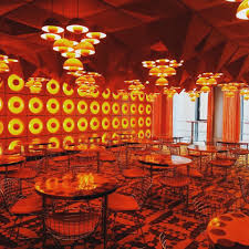 Spiegel Kantine Im Mkg Hamburg Orange Vernerpanton Spiegel Kantine Hamburg 60s Design Innenarchitektur Gestaltung Verner Panton Orange Design
