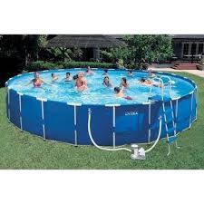 Intex 2500 Gph Krystal Clear Pool Filter Pump W Gcfi 6 Type B Cartridges In 2020 Intex Swimming Pool Pool Filters Pool