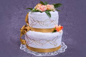 Mar 12, 2021 · carefully remove the rice cake dough from the bowl and place it on the mat. How To Make A Towel Wedding Cake Lovetoknow