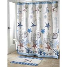 Fabulous Nautical Theme Bathroom Blue Sea Polyester Shower Curtain Nautical Bathroom Beach Shower Curtains Beach Theme Shower Curtain Nautical Shower Curtains
