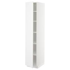 metod hoge kast met planken wit kungsbacka mat wit 40x60x200 cm ikea kast met planken ikea spaanplaat