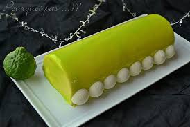 Pourquoi Pas Buche Combava Citron Mini Kuchen Susses Kuchen