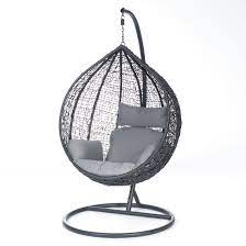 intratuin hangei in standaard zwart grijs 249 hangstoel hangende stoelen stoelen