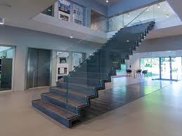 Modern interior design acknowledges that a staircase is more than just functional; Abt Realises Ultra Slim Hybrid Staircase Glassonweb Com
