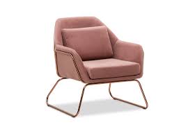 It features a striking black metal frame, pillow button back , soft upholstery and high quality foams for plush sitting. Blush Harriet Fabric Accent Chair Amart Furniture