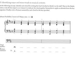 First, learn to write the inversion spelling charts Solved D Identifying Major And Minor Triads In Musical Contexts In Following Excerpt Id Tify Chord By Writing The Stacked In Thirds Ott The Sta Course Hero