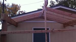 First of all you want to take the measurement of the roof support. Building A Patio Cover Patio Cover Installation Part 1 Youtube