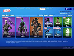 The skull trooper is back in the item shop along with his female counterpart the skull ranger. New Fortnite Item Shop Live Ghoul Trooper Skull Trooper Coming Today New Halloween Event Youtube