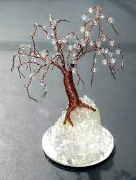 Alarik greenland, crystal wire tree sculpture. Crystal Oak Mini Beaded Wire Tree Sculpture Sculpture By Sal Villano Saatchi Art