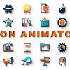 Icomoon provides a package of vector icons, along with a free html5 app for making custom icon fonts or svg sprites. 1